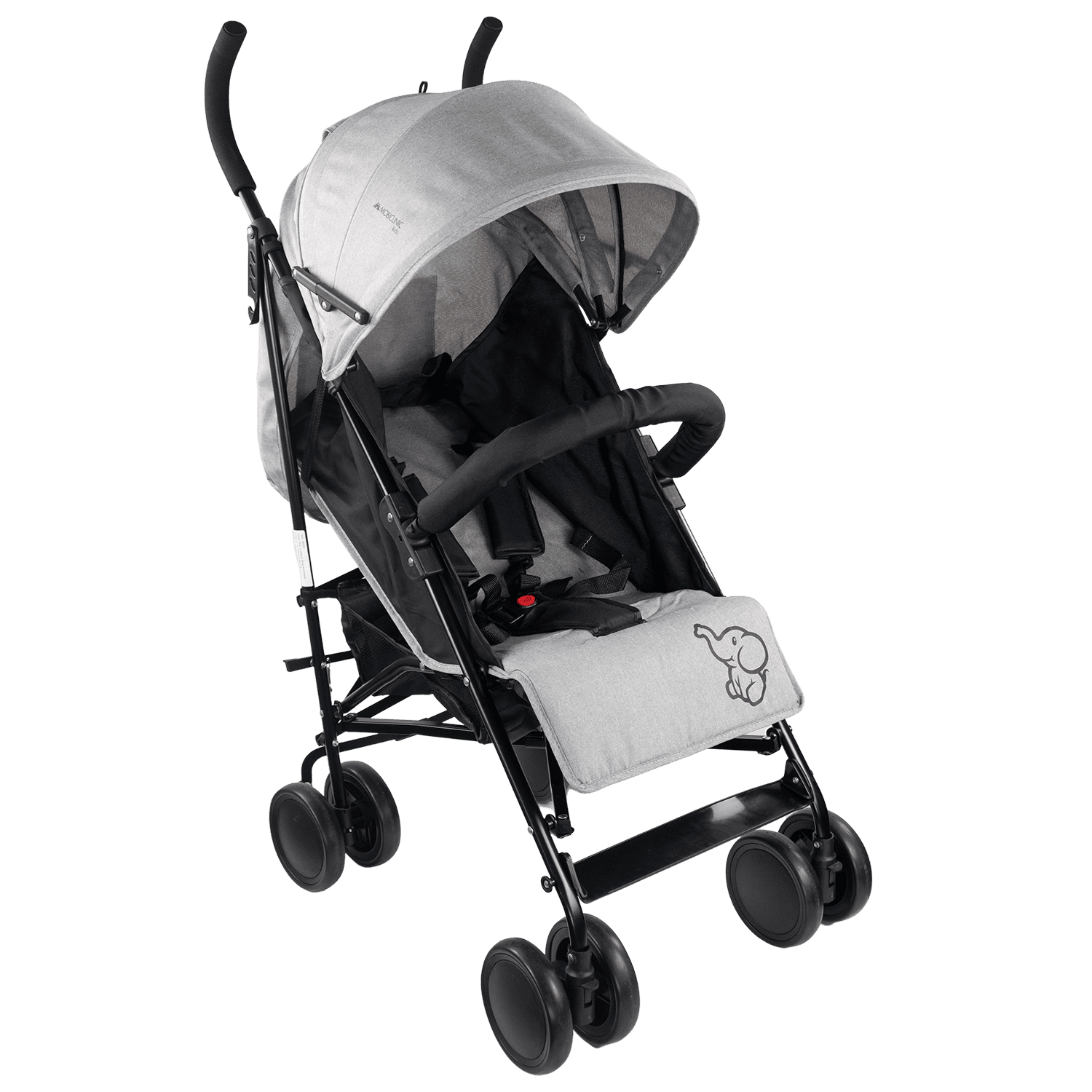 Poussette bébé enfant 2 en 1 avec la Ceinture de sécurité 5 Points Pliable Ultra  compacte, 81x47,5x104cm, Gris - Costway