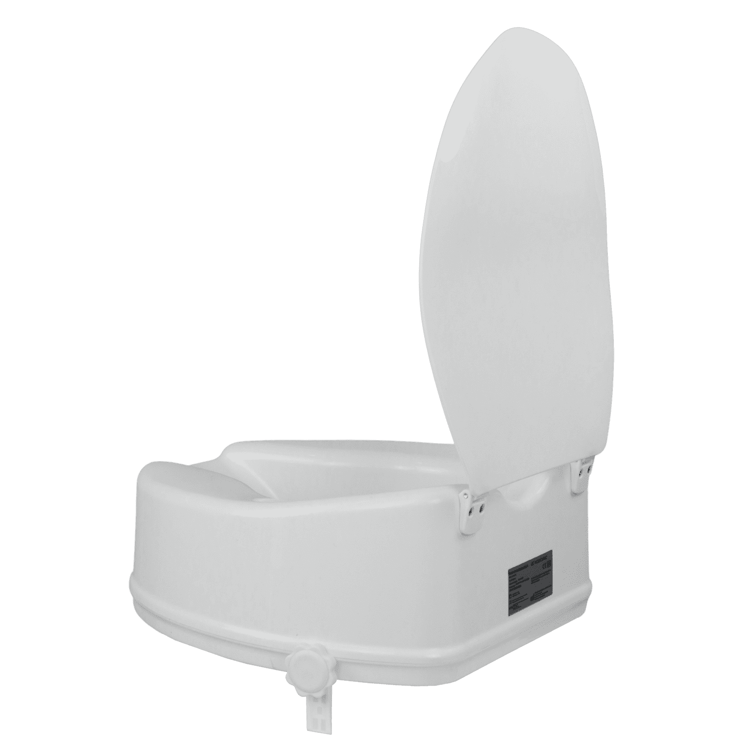 Réhausseur WC, Sans couvercle, Réglable en hauteur, 14 cm, Titan
