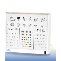 Optotipo wecker infantil.