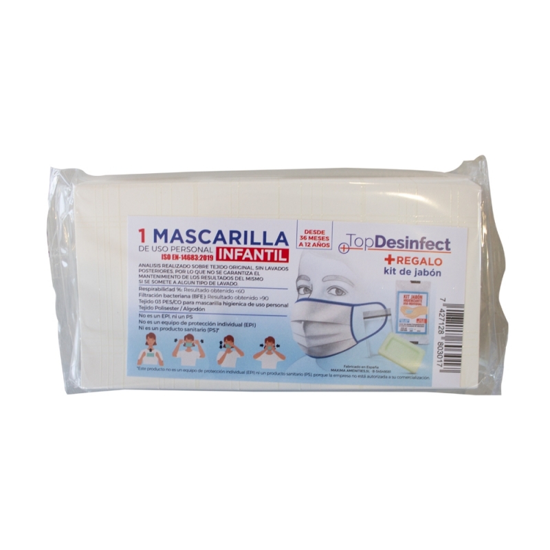 mascarilla infantil