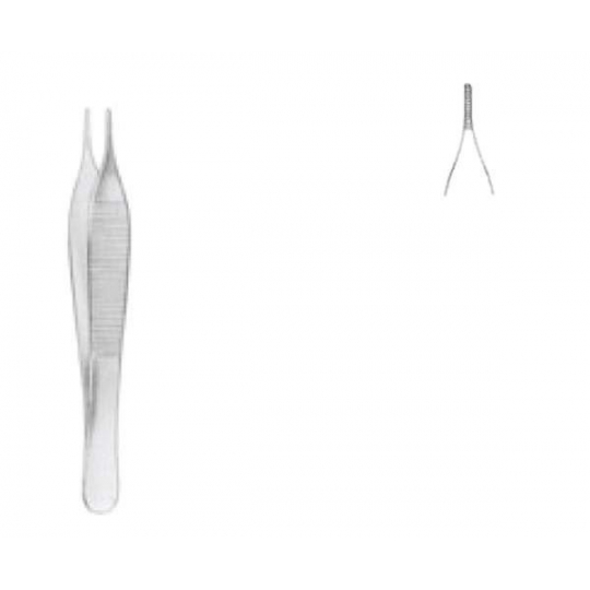 Pinza Per Tessuti Adson Dritta 4,75” 1x2 Denti – Premium XPRS Medical