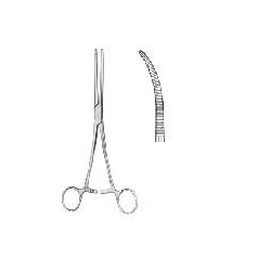Pinza hemostática curva sin...