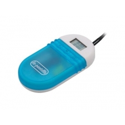 Pastillero con alarma azul