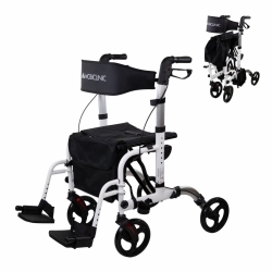 Rollator mit Fuß- und...