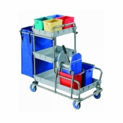 Chariot de nettoyage équipé...