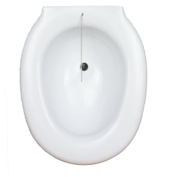 Bidet portable | A fixer sur les toilettes | Avec bouchon | En plastique