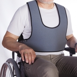 Harnais veste de soutien de type plastron pour fauteuil roulant Talla 2 (89-178 cm)