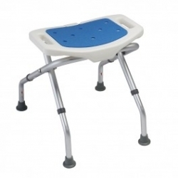 Banc "Blue Seat" | Aluminium et plastique | Pliable | Rembourré