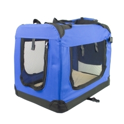 Sac de transport pour animaux | Différentes tailles | Différents poids | Pliable | Bleu | Balú | Mobiclinic Talla L: 70x52,5x50 cm