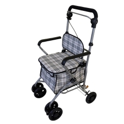 Déambulateur avec chariot à...