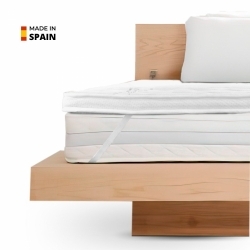 Surmatelas | Confort | Deux faces | Chaleur | Fraîcheur | Hauteur 5cm | Lin naturel | Respirant Vicosoft | Rêveur | Mobiclinic 105x190x5cm