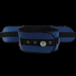 Ceinture abdominale rembourrée | Lit de 90 cm | Fermeture par clip en fer | Permet latéralisation et bouche vers le haut Talla L