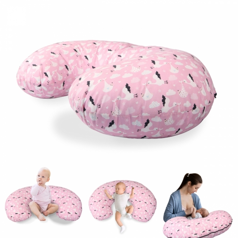 Coussin de grossesse, Coussin d'allaitement en U, Hypoallergénique, 75x45x18 cm, Fabriqué en Espagne