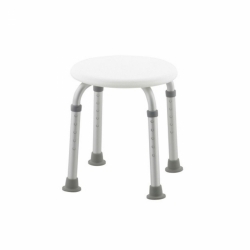 Tabouret de salle de bain | Réglable | Antidérapant | Blanc | Phare| Mobiclinic