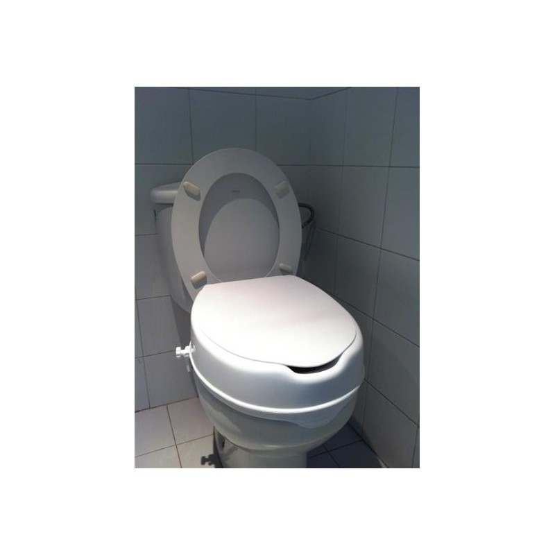 Rialzo per sedile WC alzawater con coperchio per adulti