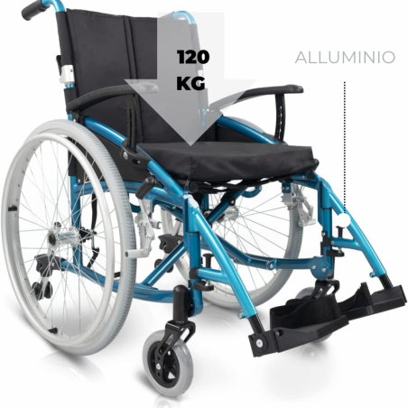 Sedia a rotelle, Premium, Alluminio