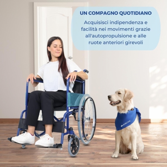 Sedia Rotelle Alluminio Sedia A Rotelle Pieghevole QUIRUMED - Main Image