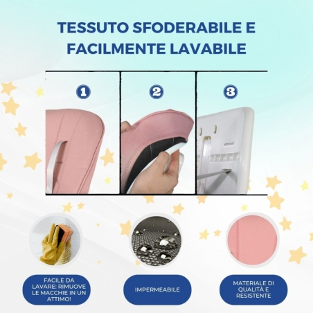 Mobiclinic seggiolone portatile per bambini scimmia seggiolone da