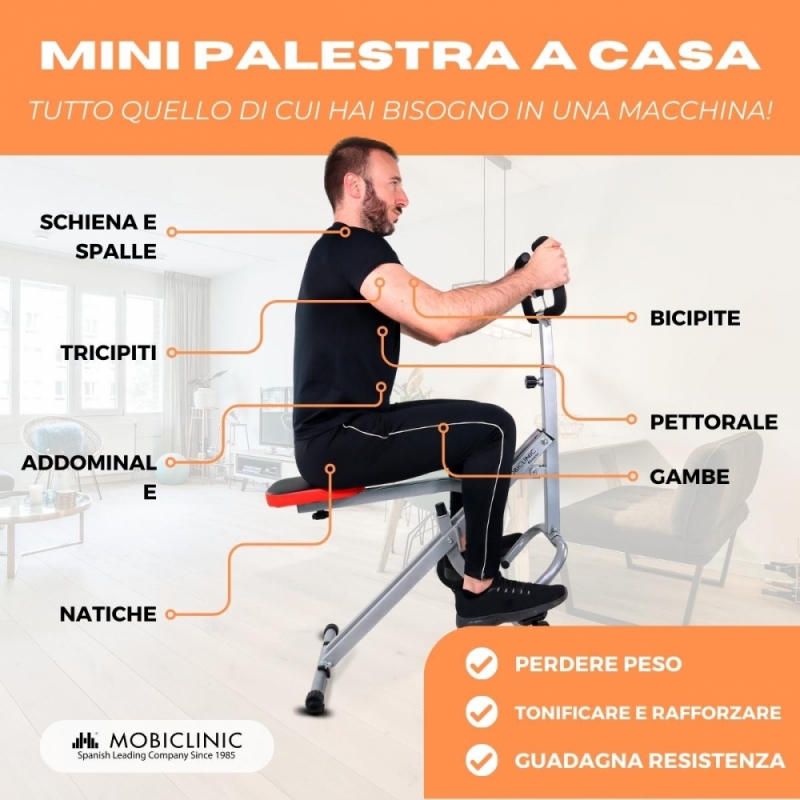 Attrezzatura per bodybuilding, Squat, Glutei, Pieghevole