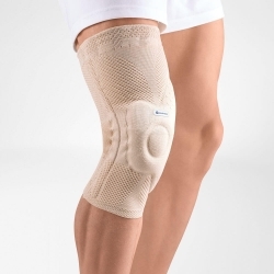 Fasciatura elastica del ginocchio | Protezione della rotula | Cinghie laterali e cuscinetto| GenuTrain T1-IZQ (35-41, 28-29)