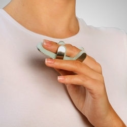 Stecca per dita| Ferula di immobilizzazione per dito Taglia M (7.1 cm)