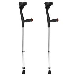 Pack 2 bastoni inglesi| Alluminio | Regolabile | Nero| Tukán | FORTA