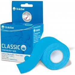 Benda Kinesiologica |Bendaggio k-attivo | 5cmx5m | 1 rotolo Azul