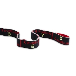 Banda elastica | 80 x 4 cm | Resistenze diverse | Sveltus Elastiband 15 kg - Negro
