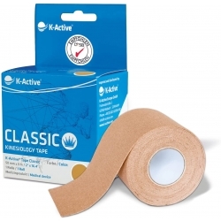 Benda Kinesiologica |Bendaggio k-attivo | 5cmx5m | 1 rotolo Beige