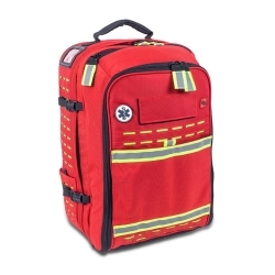 Zaino sanitario tattico | Borsa di emergenza | Modulabile | BLS/AEDS | Rosso | Robust's | Elite Bags