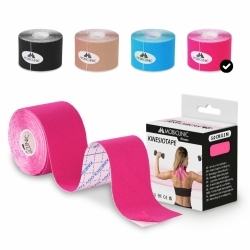 Kinesiotape | Bendaggio neuromuscolare |Impermeabile| 5cm X 5 mt | Vari colori | Mobitape | Mobiclinic Rosa